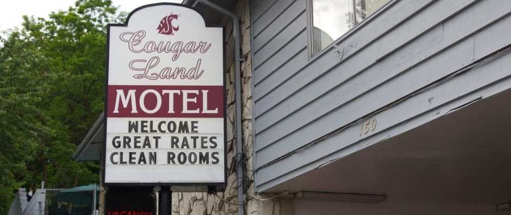 Cougar Land Motel Pullman Exterior foto